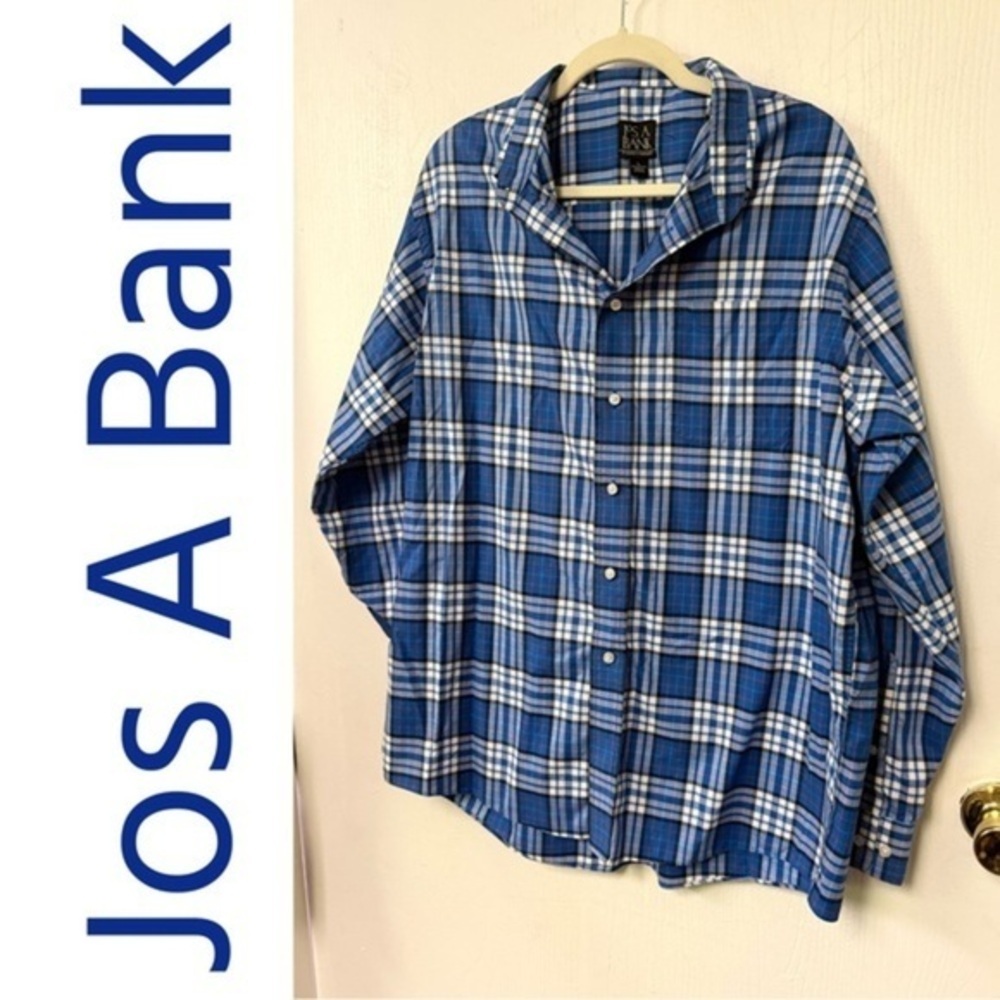 Jos. A. Bank Plaid Cabincore Rustic Granola Lumberjack Traveler Traditional Sz L